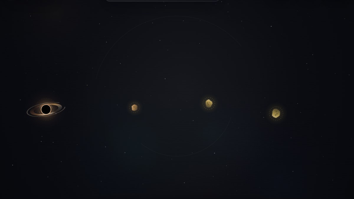 Blackhole Run — a free online gravity puzzle at ClickClick